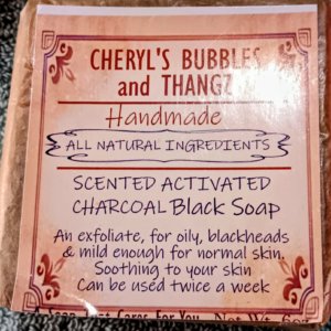 SCENTED BLACK/ ACTIVATED CHARCOAL BAR SOAP