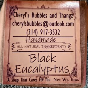 BLACK EUCALYPTUS BAR SOAP