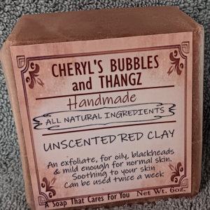 UNSCENTED RED CLAY BAR SOAP